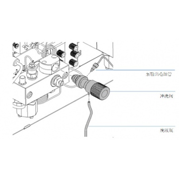 冲洗阀组件 Purge Valve Long With PTFE Frit(参考G1311-60009）