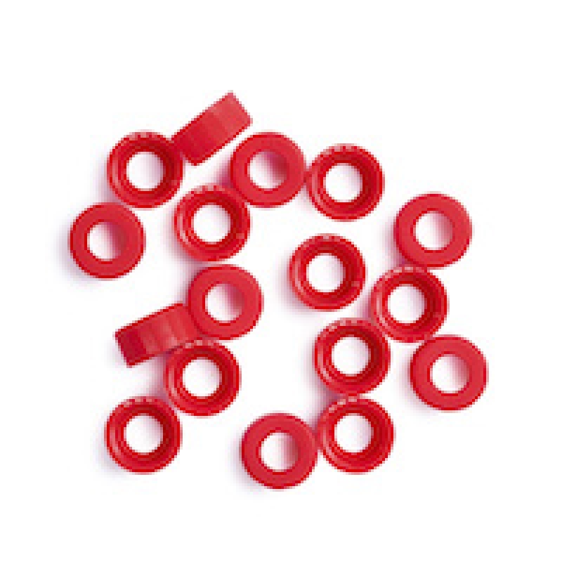 Red screw caps  100/PK