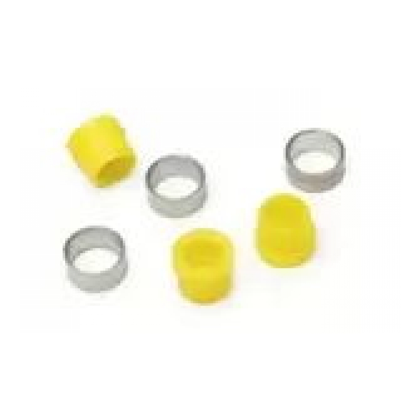 Tefzel ferrules/SS rings, 1/8 in  10/PK